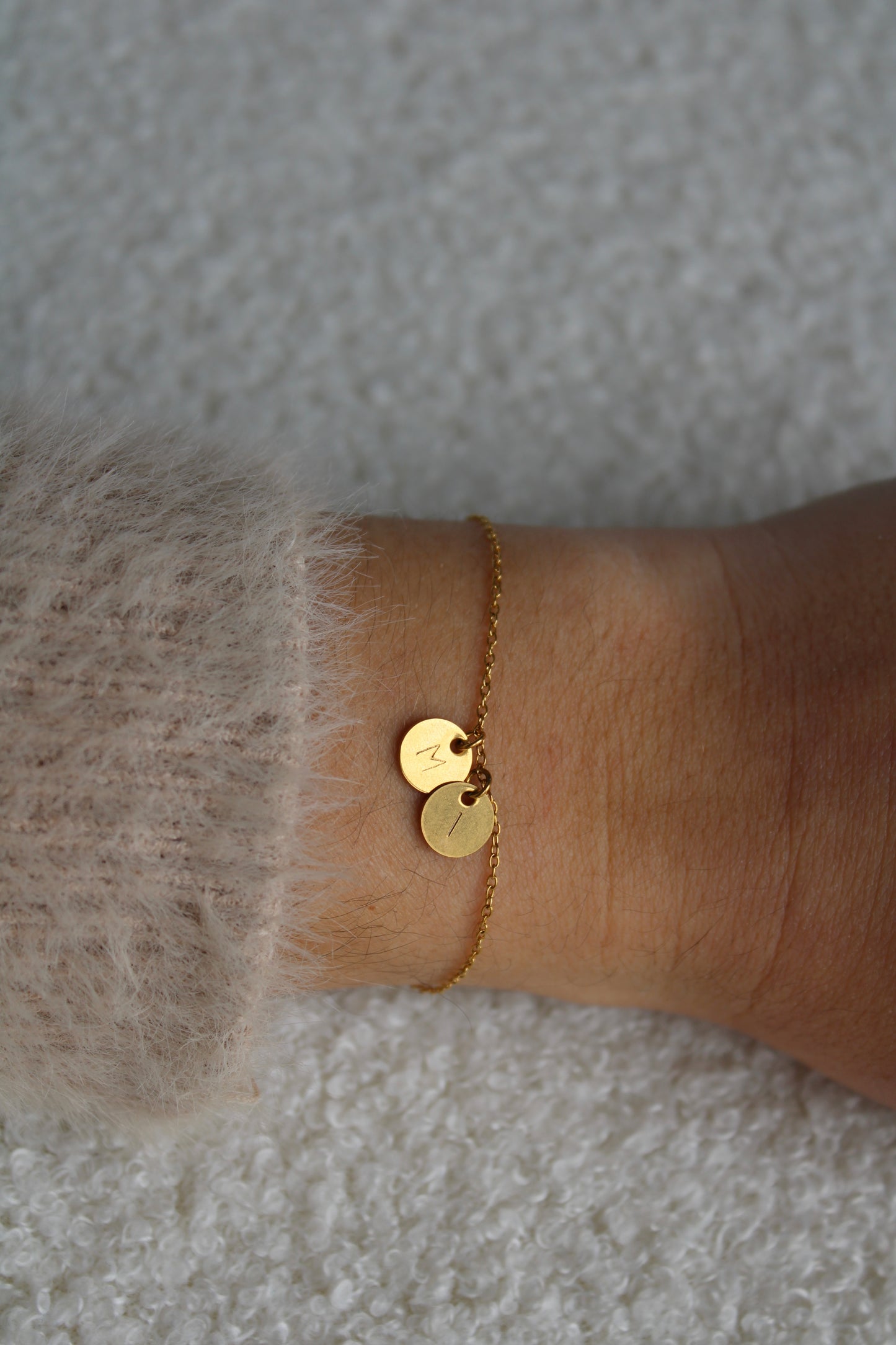 Toi et Moi I Bracelet 2 initiales ☆