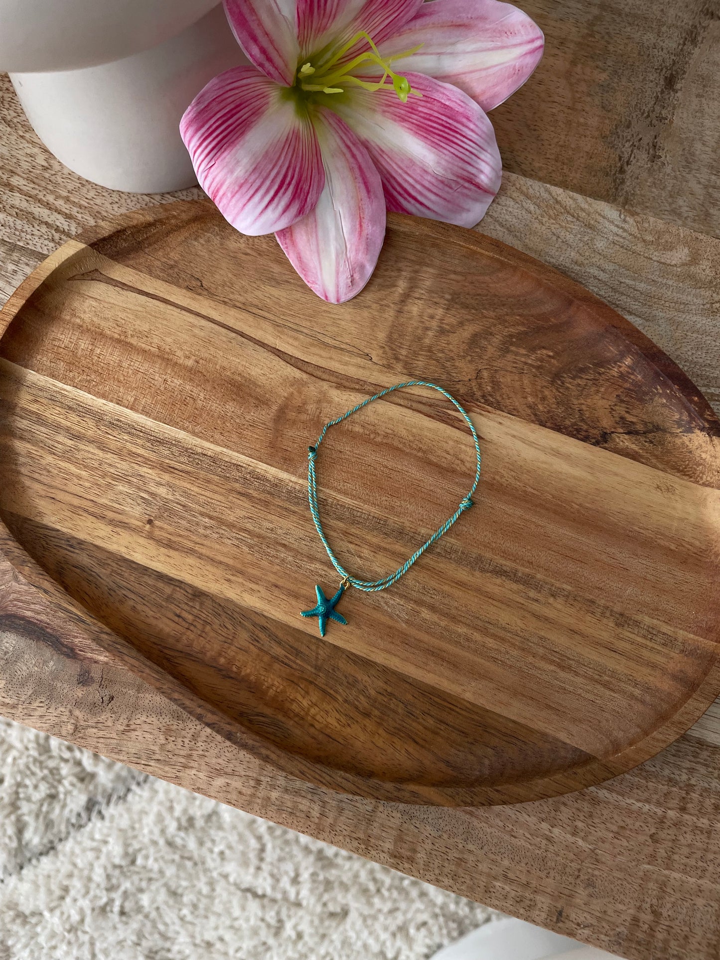 Bracelet Cordon | 1 breloque doré