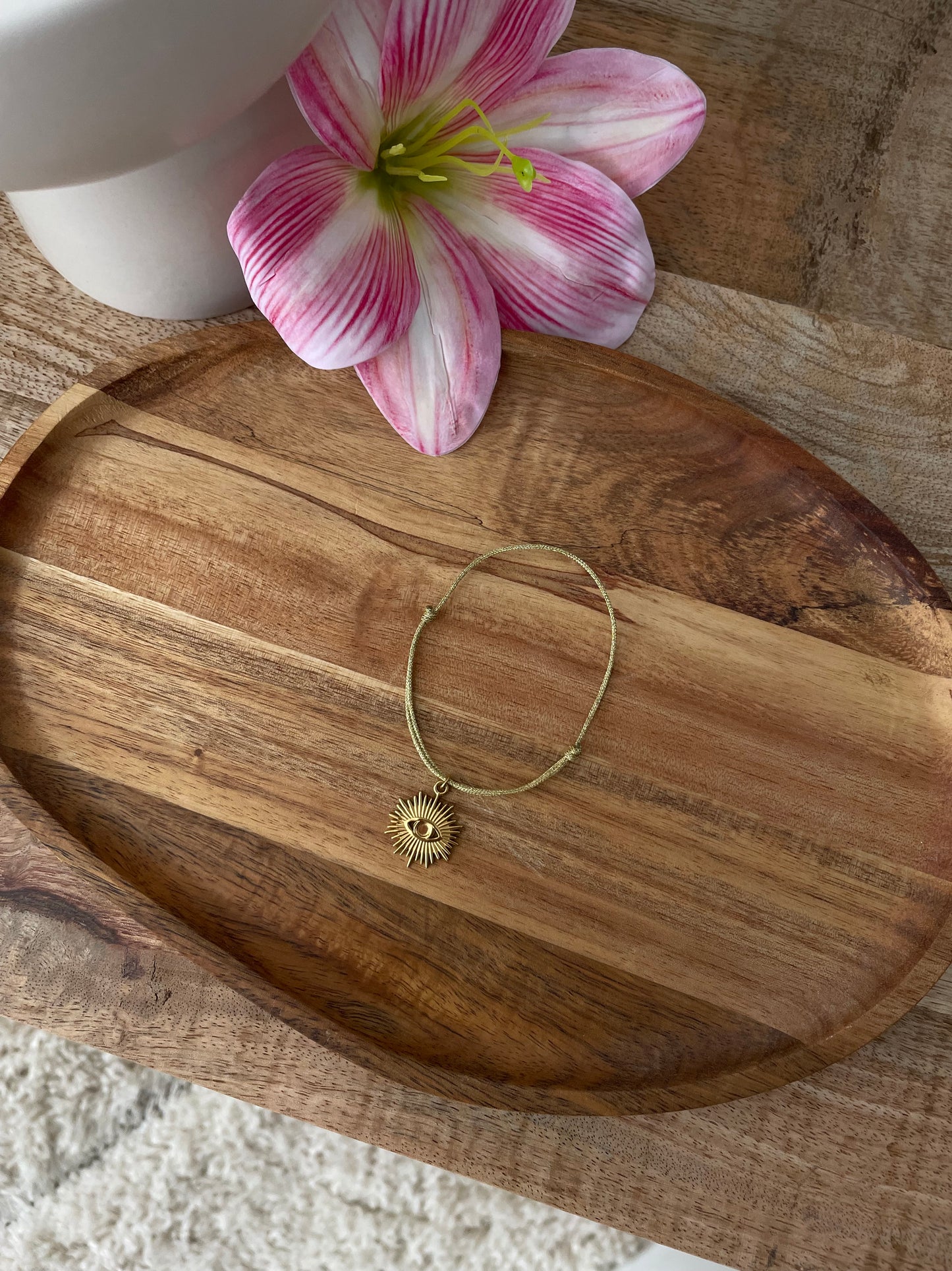Bracelet Cordon | 1 breloque doré
