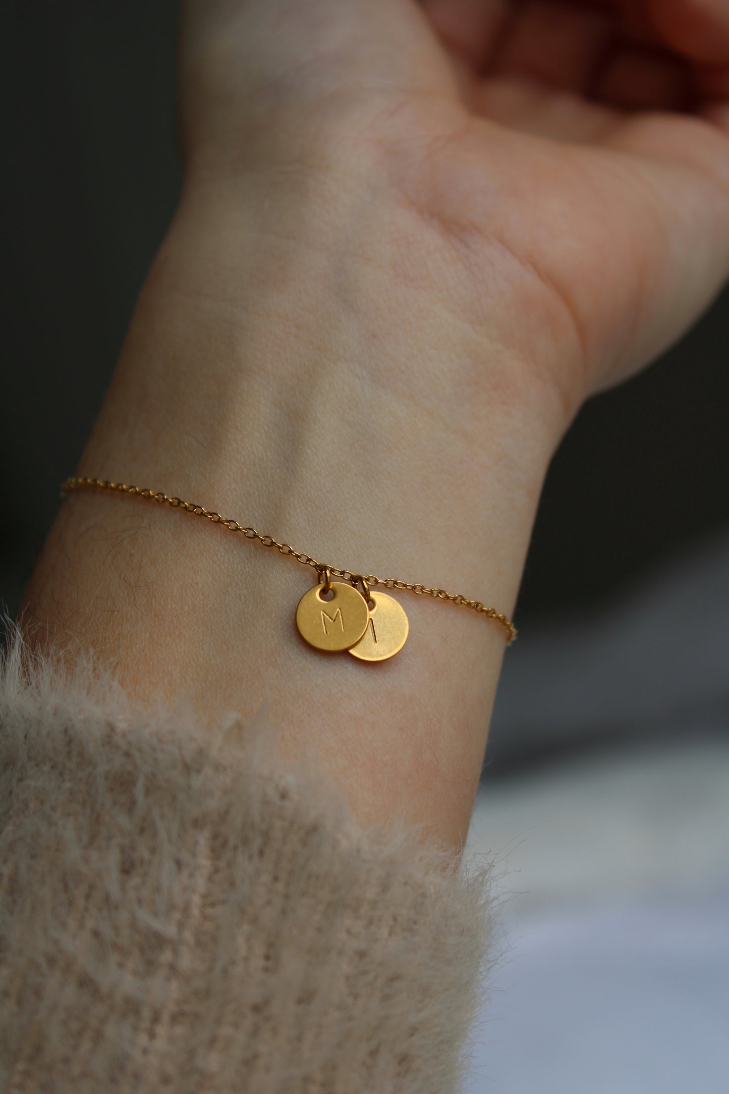 Toi et Moi I Bracelet 2 initiales ☆