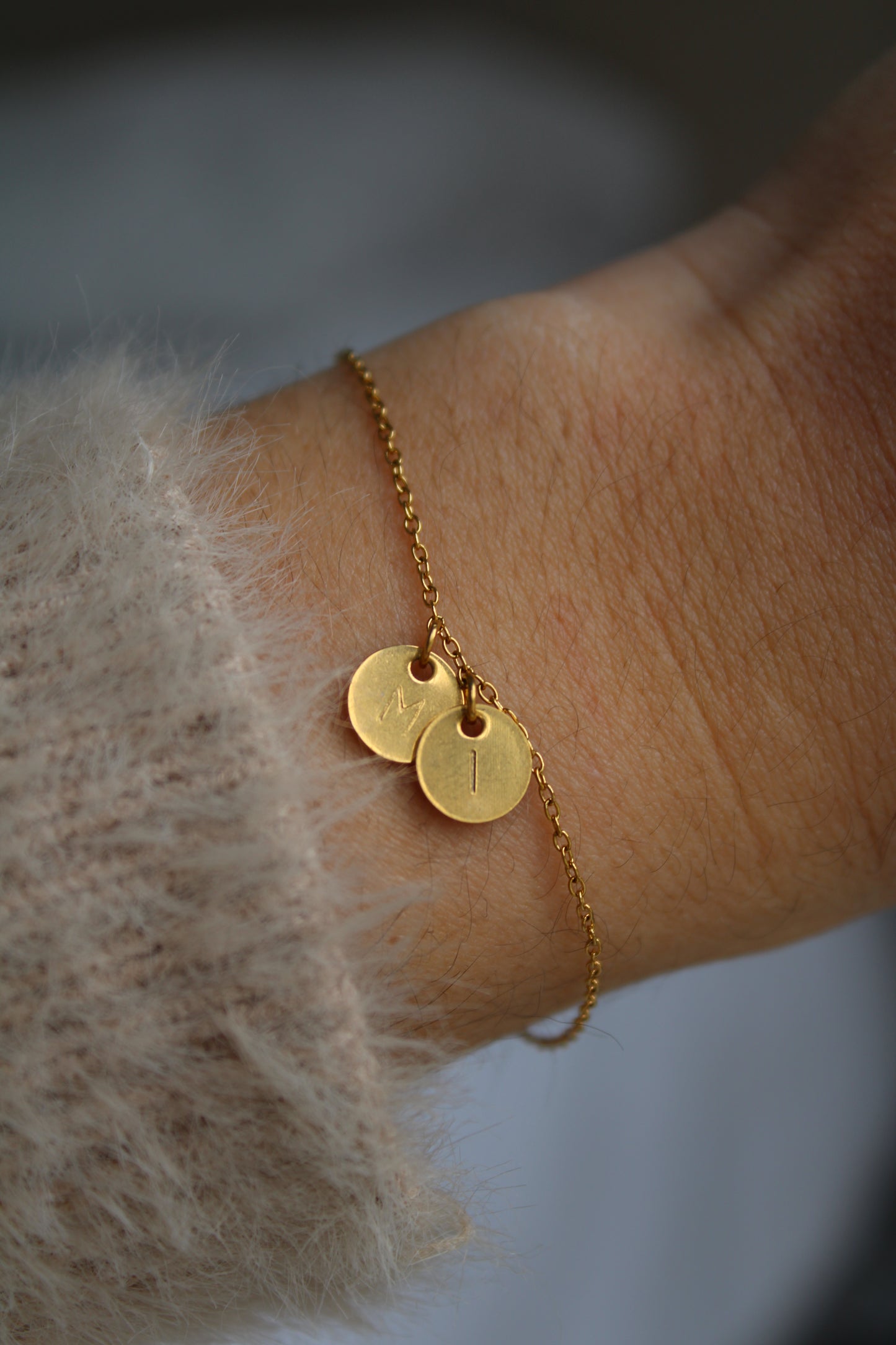 Toi et Moi I Bracelet 2 initiales ☆