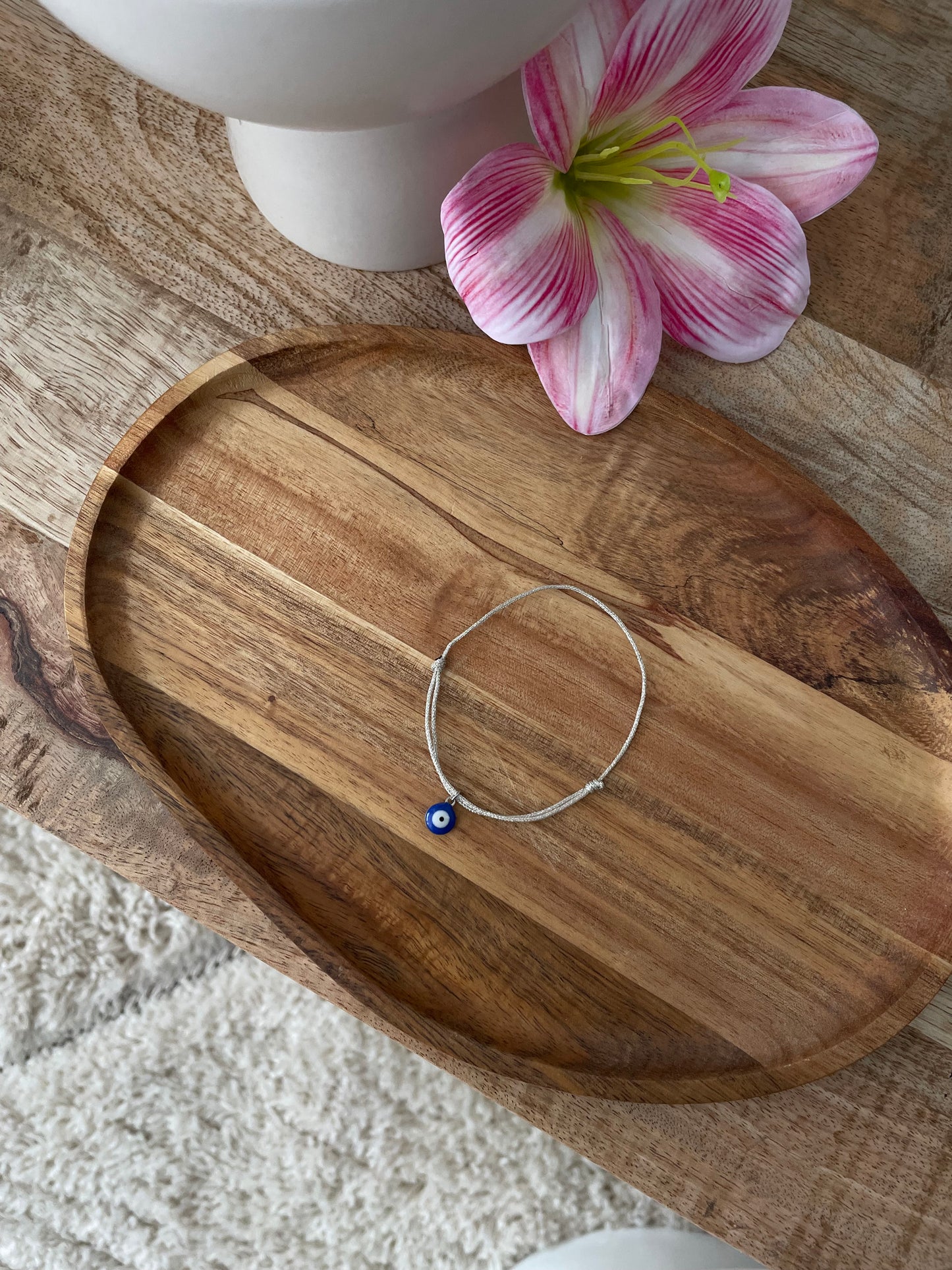 Bracelet Cordon | 1 breloque argenté