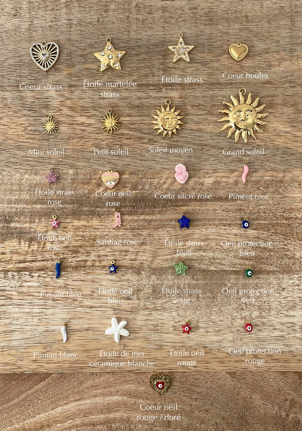 Collier Era | signe astro + 1 breloque