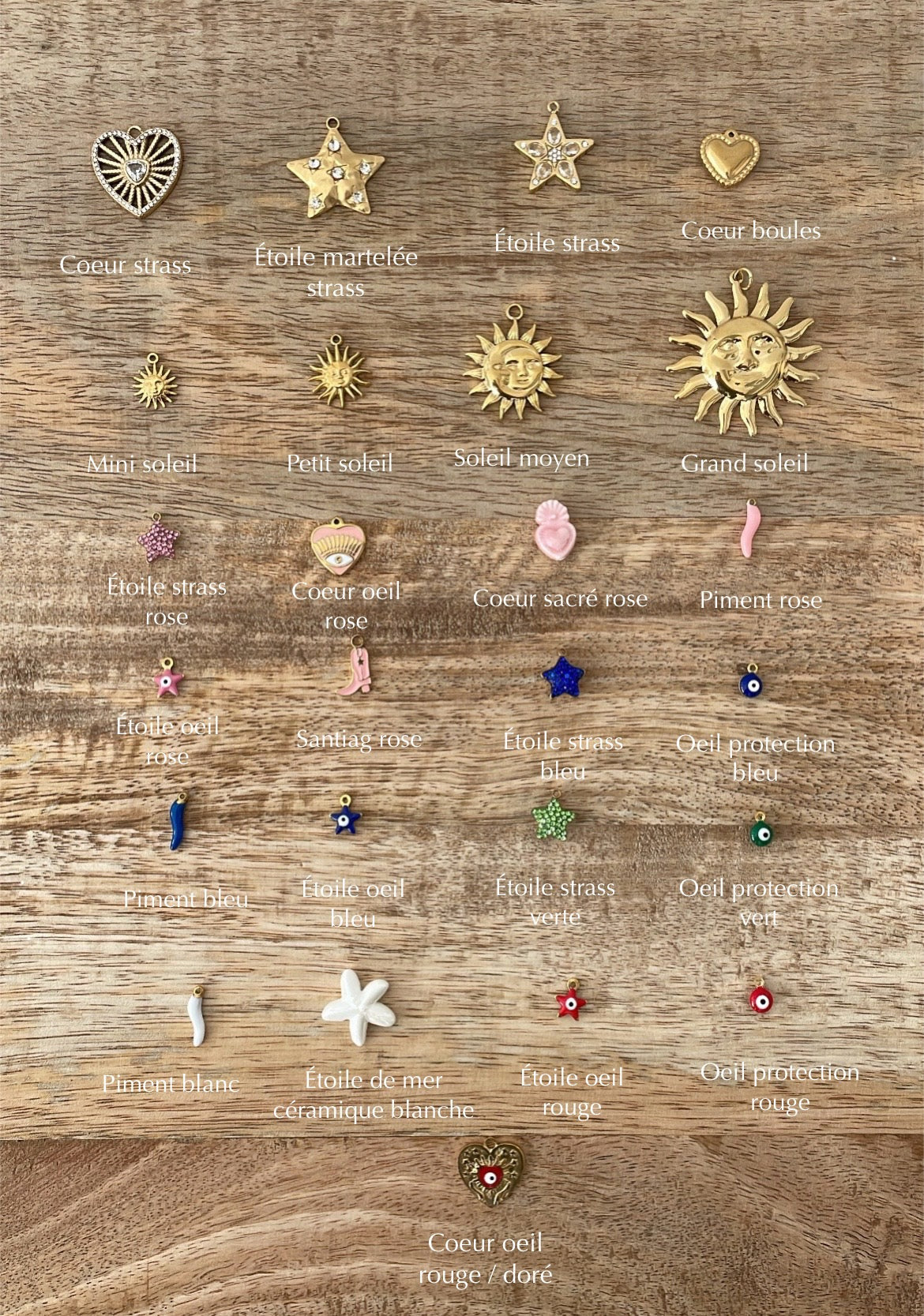 Collier Era | signe astro + 1 breloque