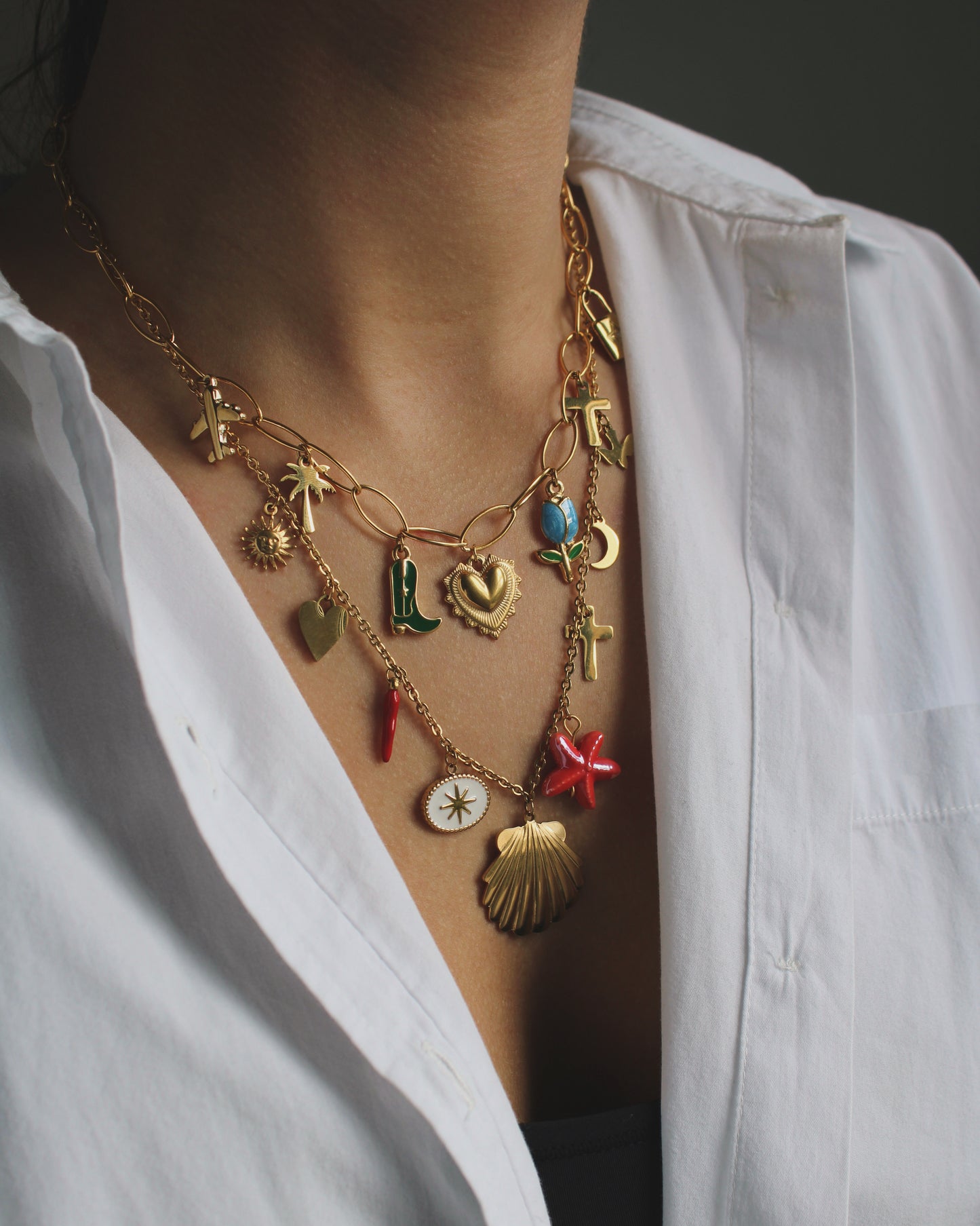 Collier Sissi | 7 à 11 breloques