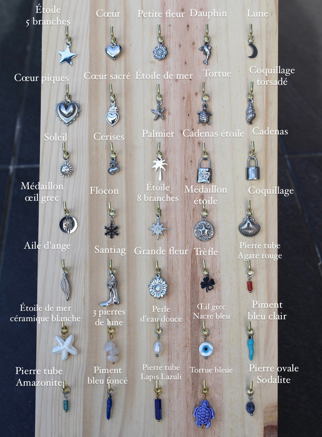 Collier Vénus | 1 initiale + 1 breloque