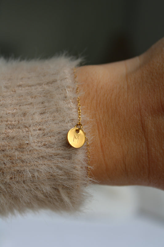 Toi ou Moi I Bracelet 1 initiale ☆