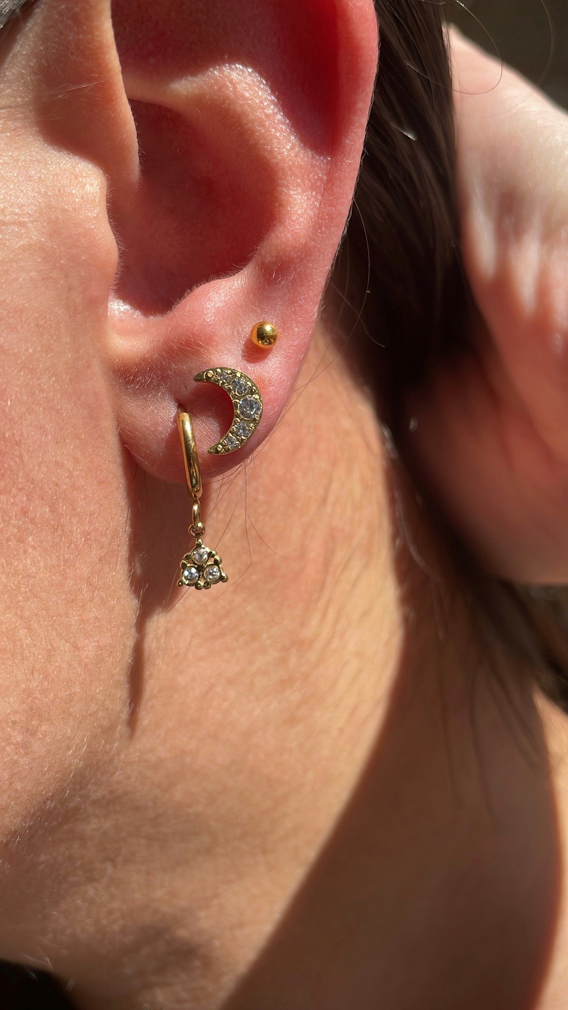 Puces d’oreilles strass