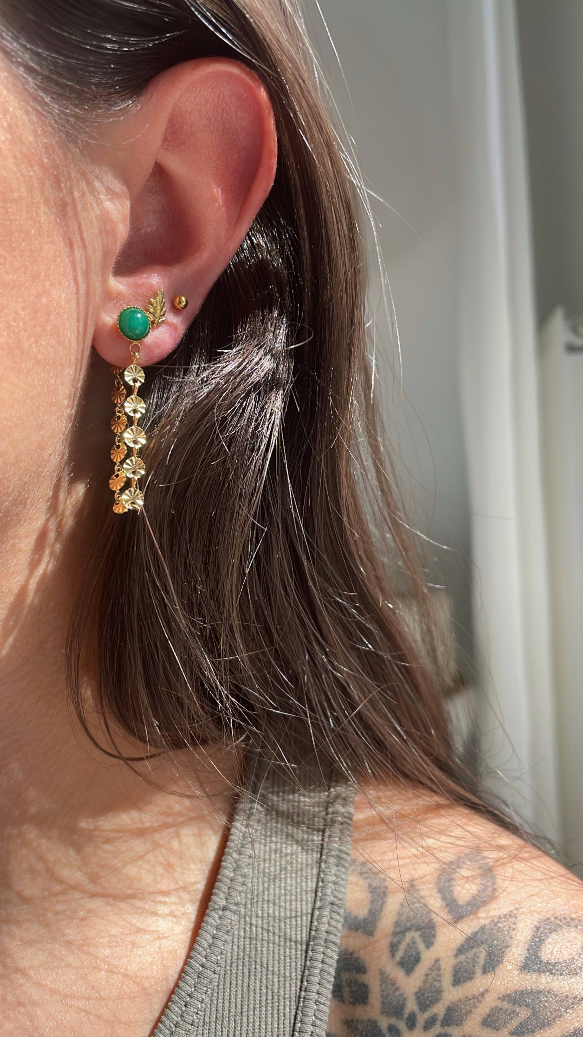 Puce d’oreille feuille