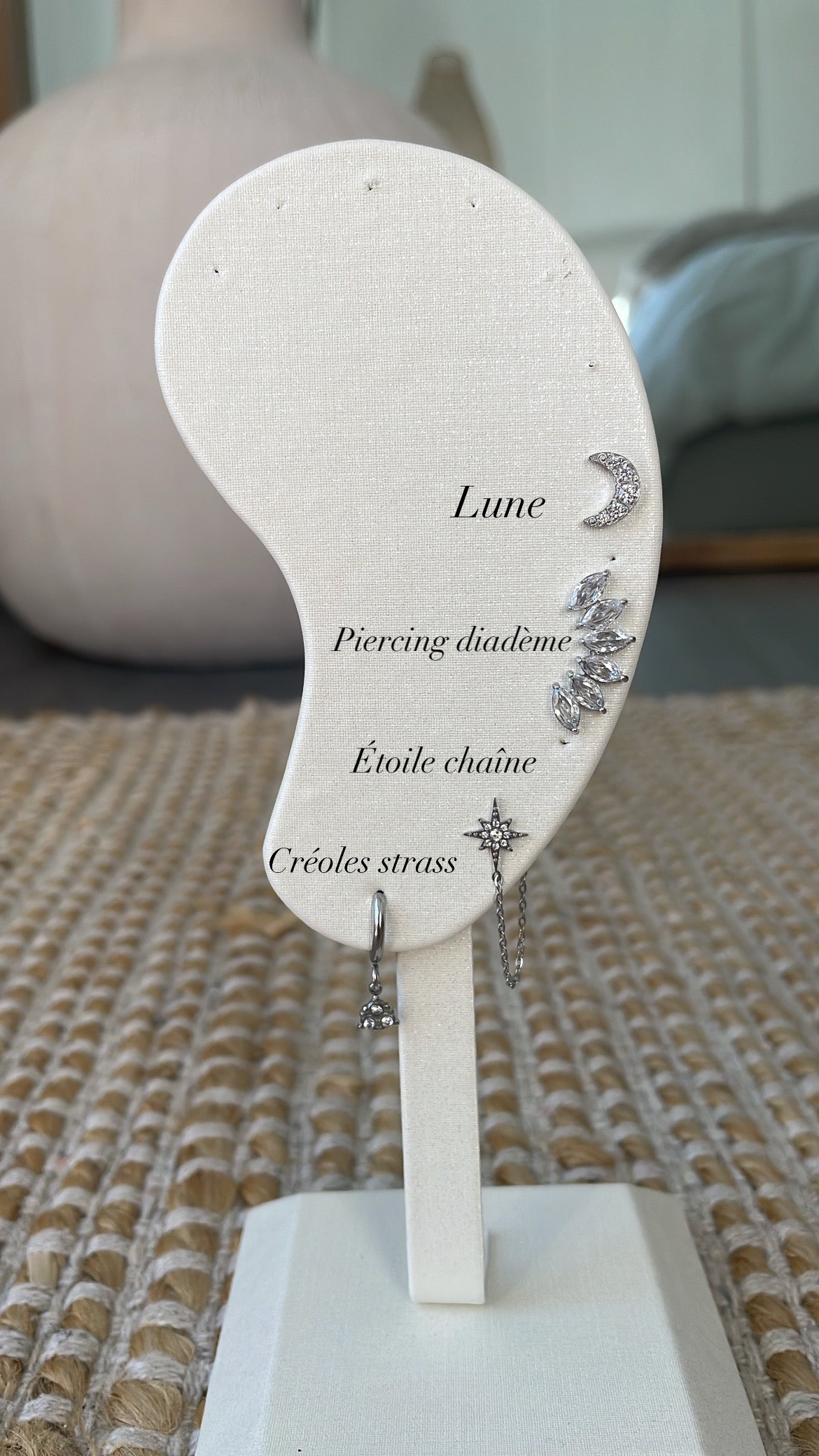 Puces d’oreilles strass