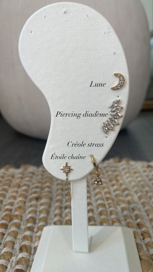 Puces d’oreilles strass